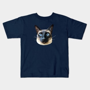 Siamese Cat Seal Point Blue eye beauty! Kids T-Shirt